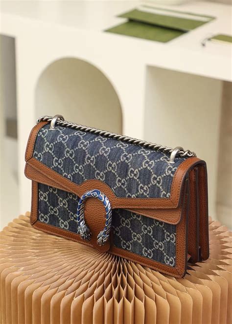 dionysus gucci bamboo bag|Gucci dionysus denim bag.